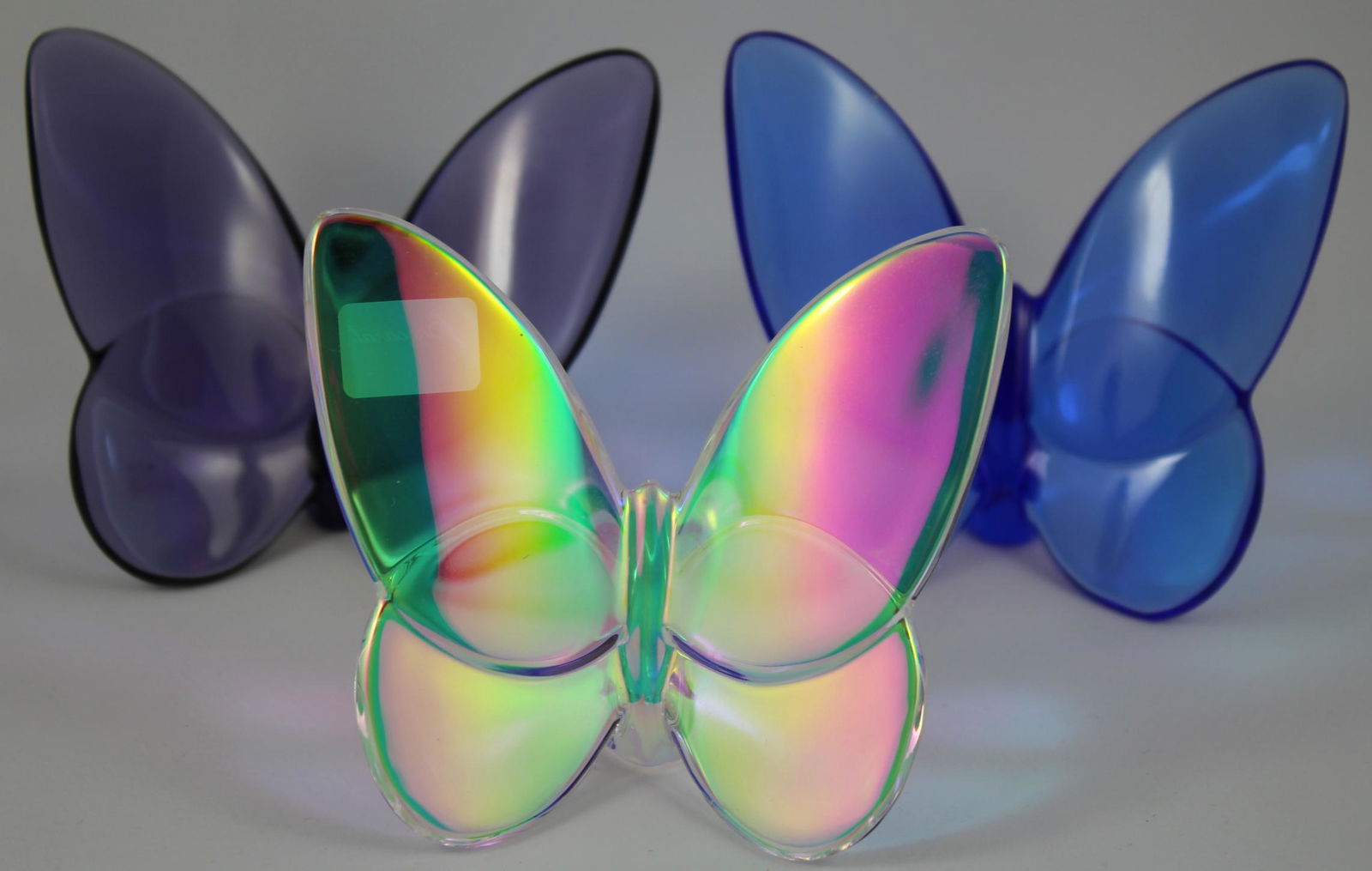 Baccarat Crystal Butterflies(3). (1 of 2)