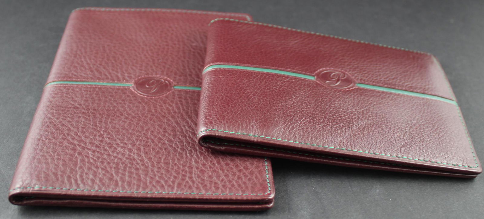 (2 pc.) Gianni Versace Mens Leather Set. (1 of 3)