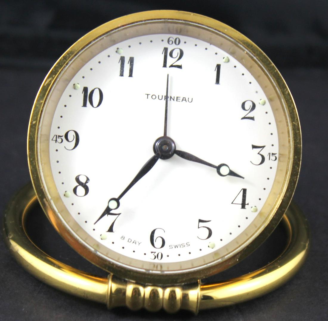 Tourneau Brass Travel Clock (1 of 4)