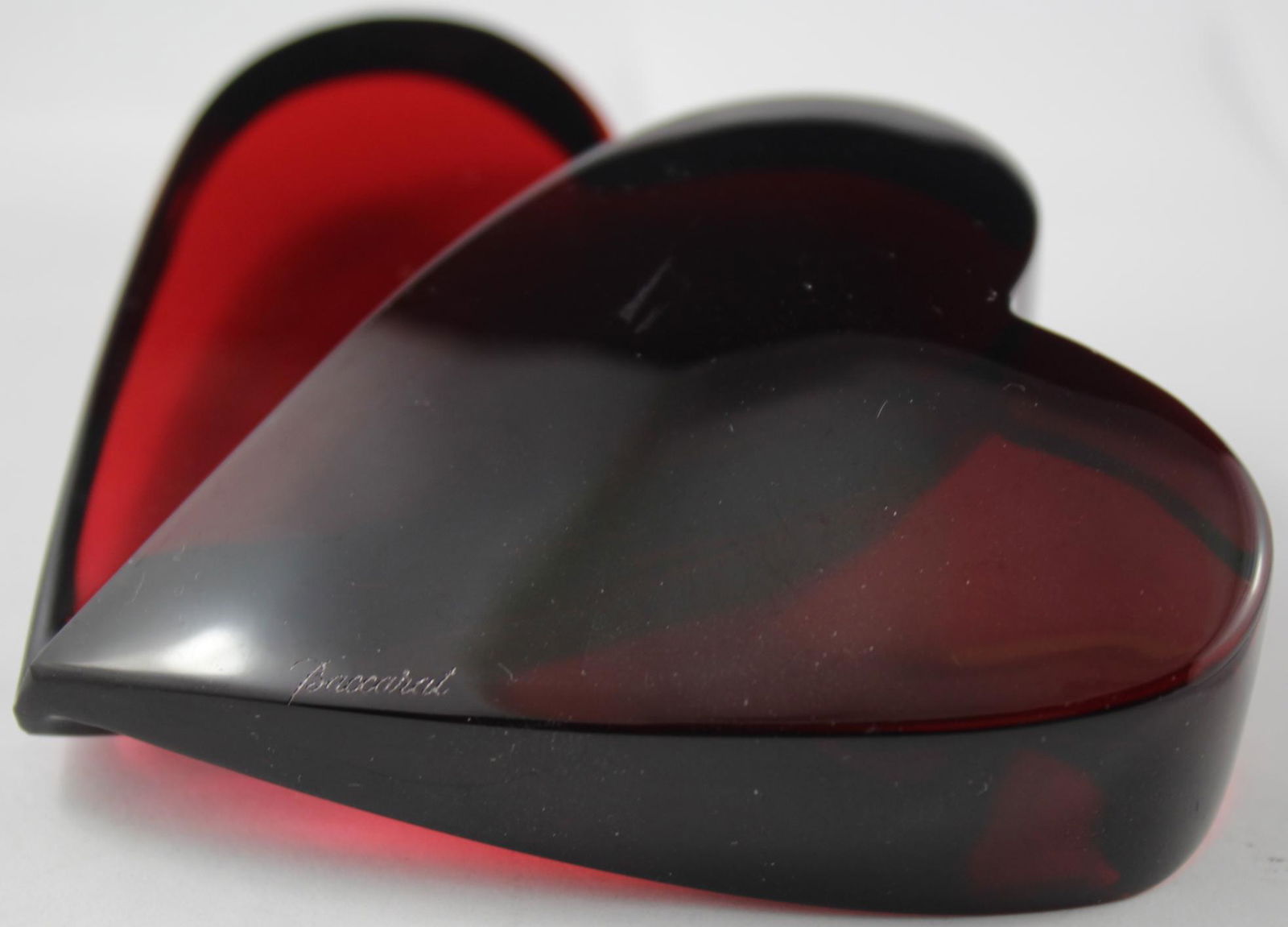 Baccarat Red Double Heart (1 of 3)