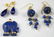Gold & Lapis Lazuli Jewelry Lot. - 2
