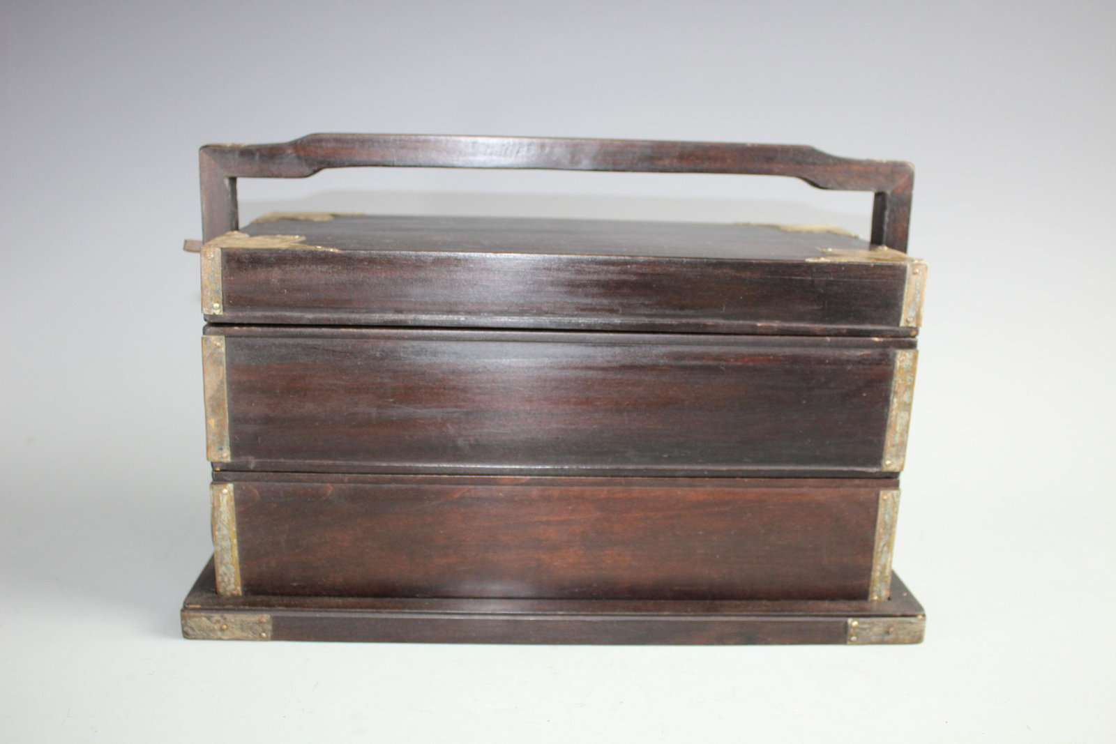 A wooden meal box, Late Qing Dynasty Or Republic Time: A wooden meal box, Late Qing Dynasty Or Republic Time