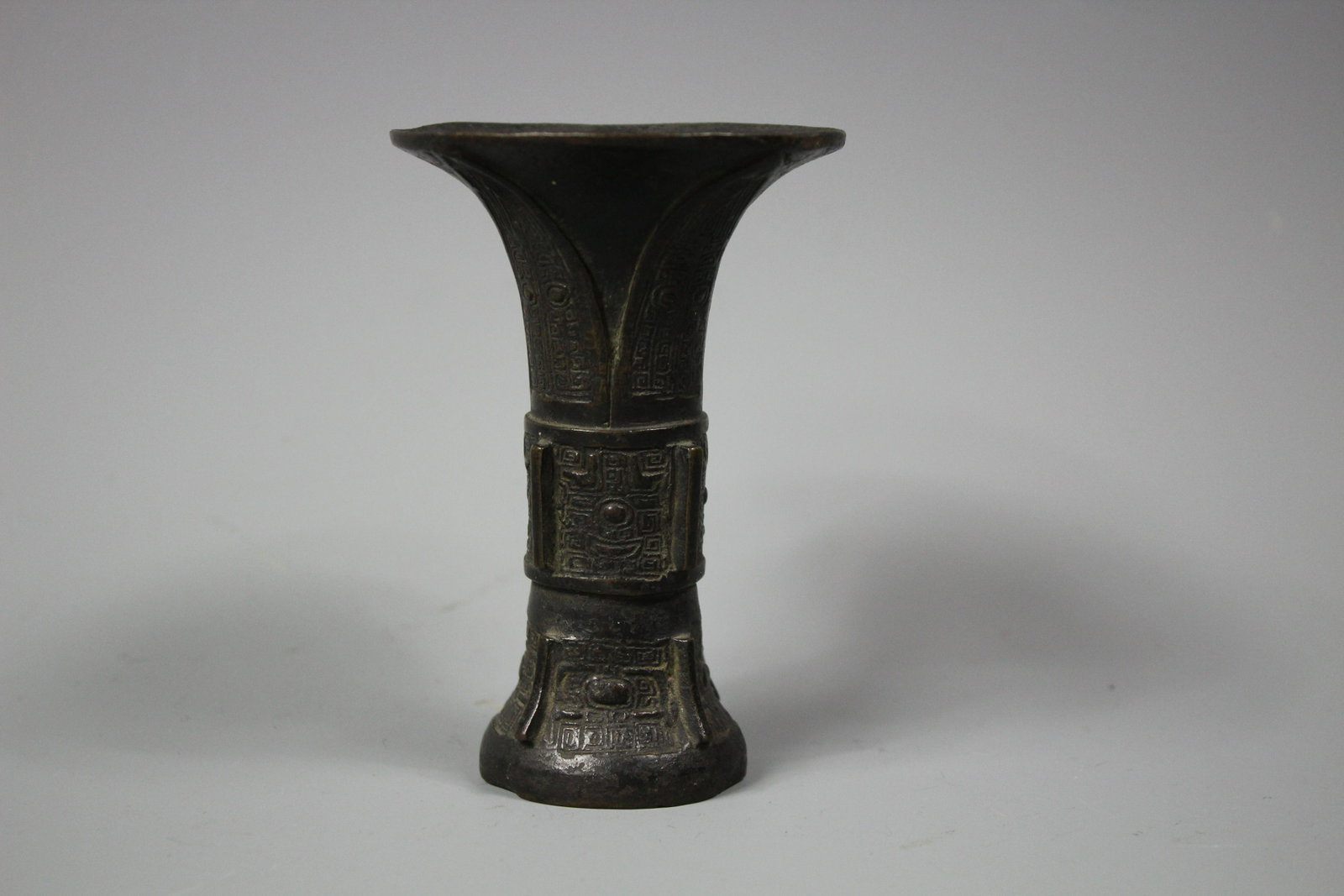 A Bronze Goblet, Ming Dynasty: A Bronze Goblet, Ming Dynasty