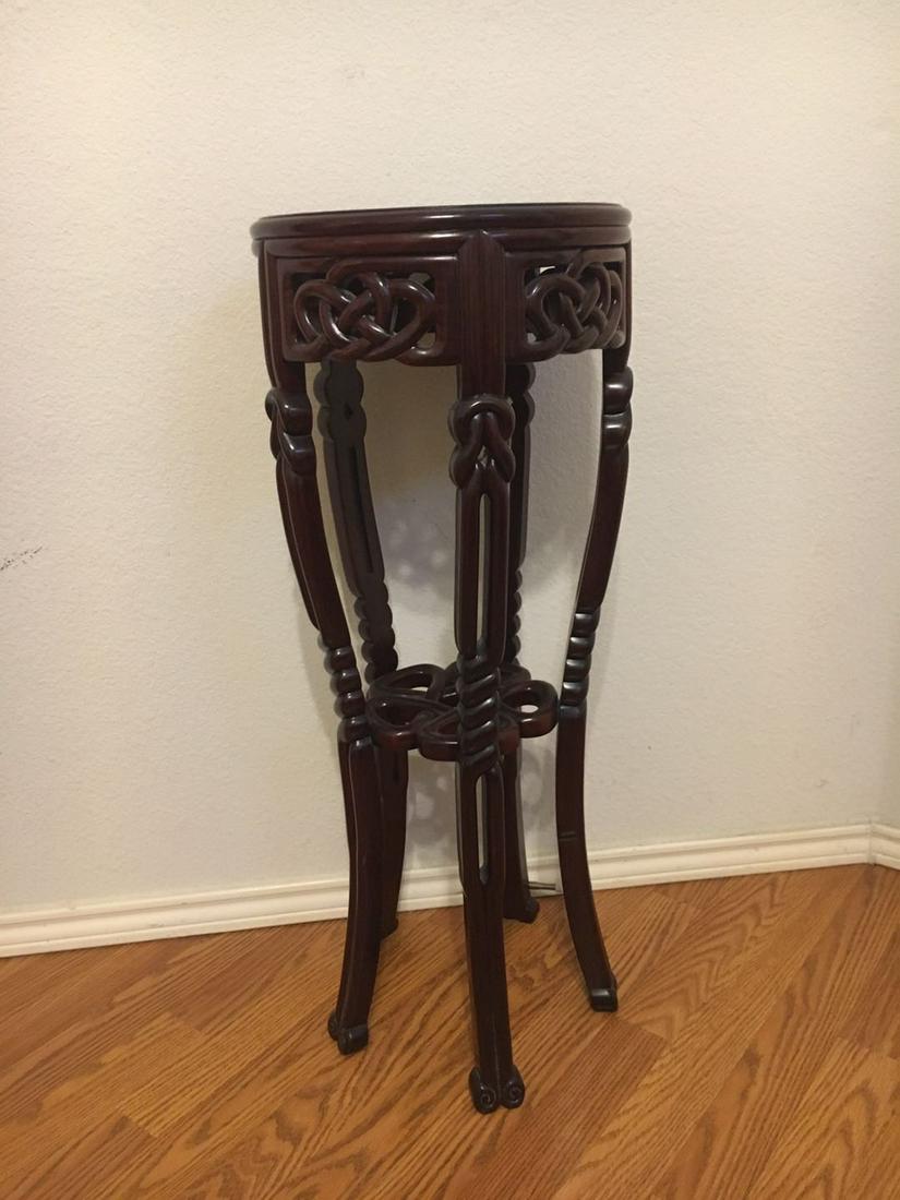 A Hongmu High Stool: A Hongmu High Stool