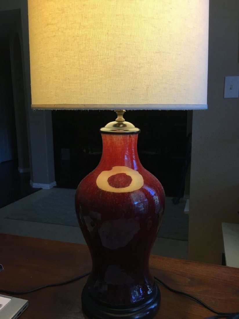 A Red-Glazed Lamp WIth Cover (1 of 5)