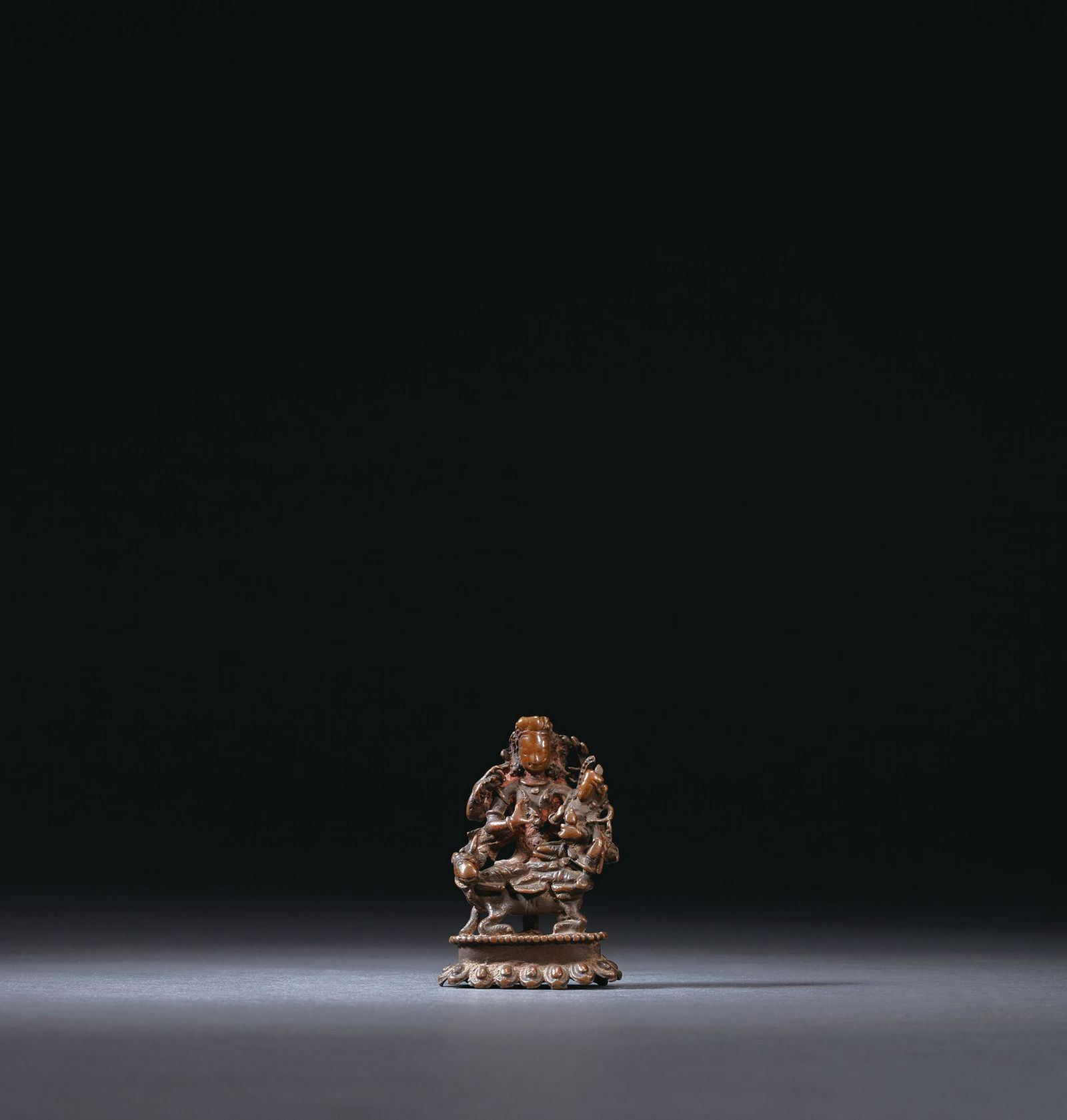 BRONZE FIGURES OF SHIVA AND PARVATI (1 of 1)