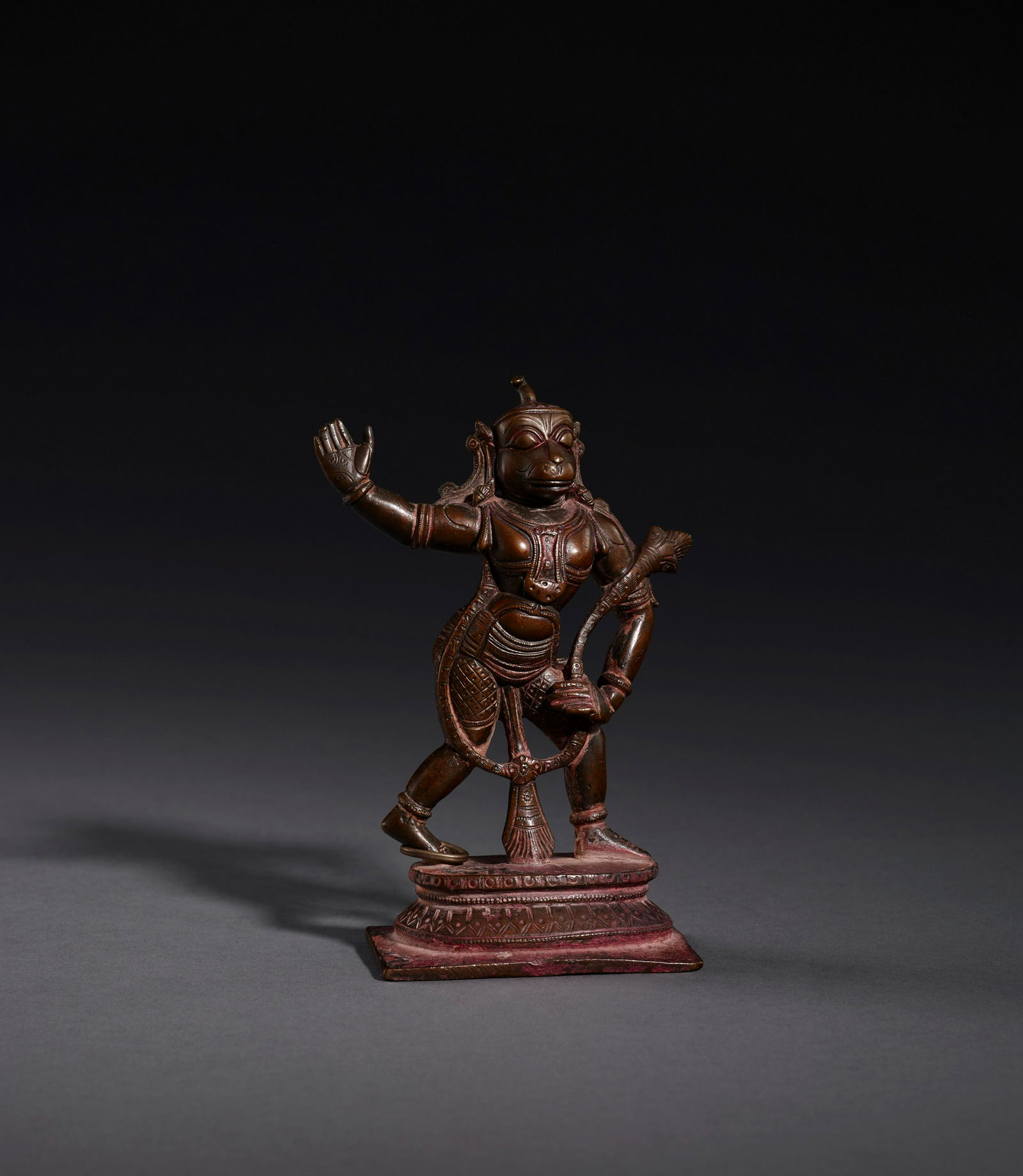 A BRONZE FIGURE OF HANUMAN (1 of 1)