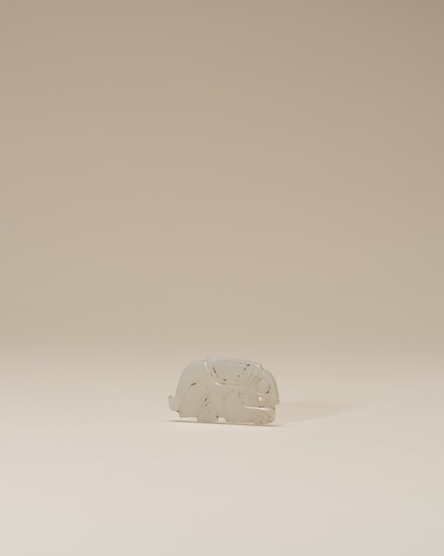 A JADE FIGURE OF A RABBIT (1 of 1)