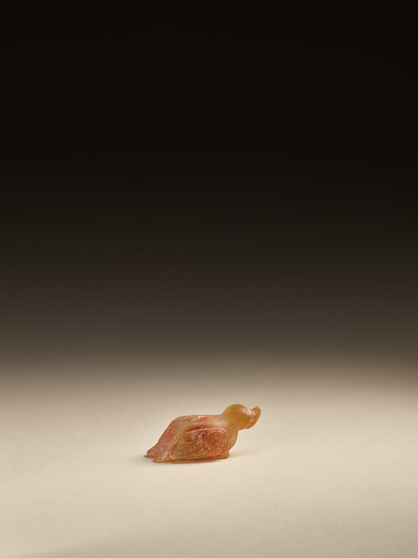 A JADE FIGURE OF A PHOENIX (1 of 1)