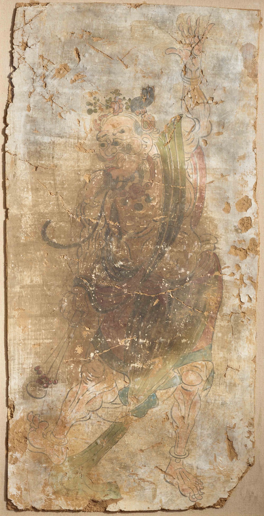 A FRESCO FRAGMENT OF VAJRAPANI (1 of 1)