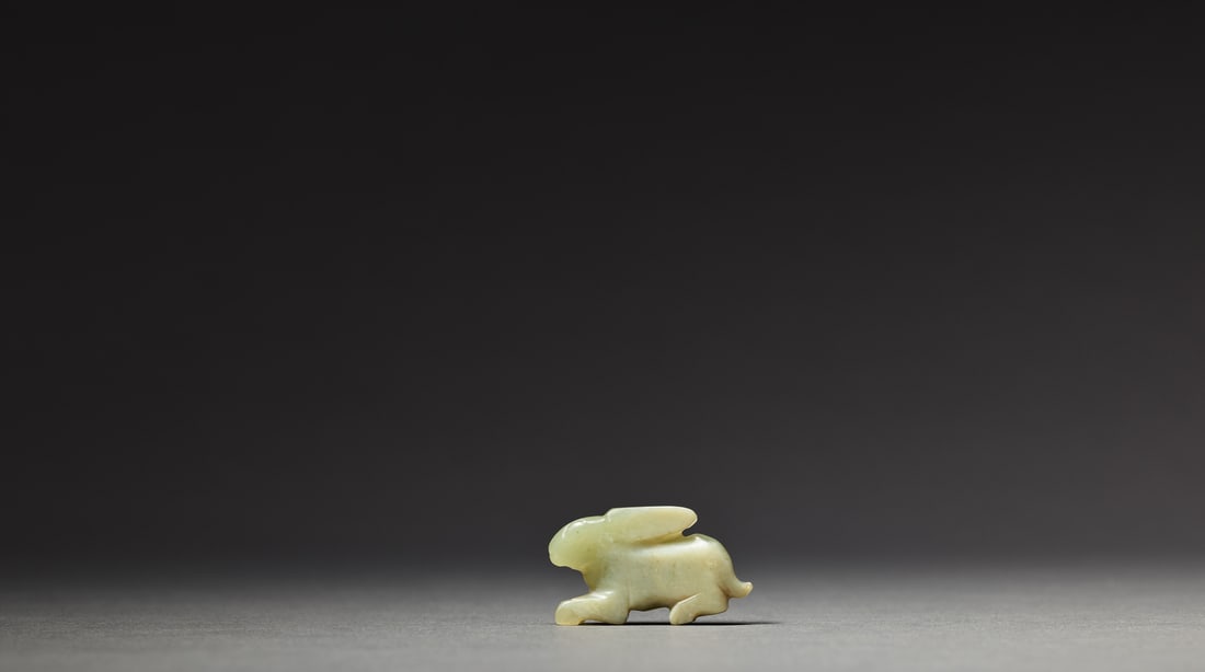 A JADE FIGURE OF RABBIT (1 of 1)