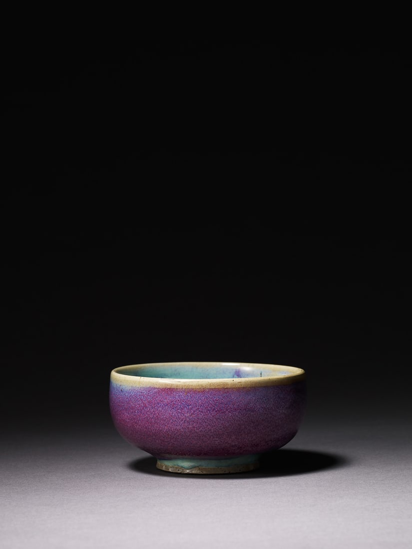 A 'JUN' PURPLE-SPLASHED BLUE-GLAZED BOWL (1 of 1)