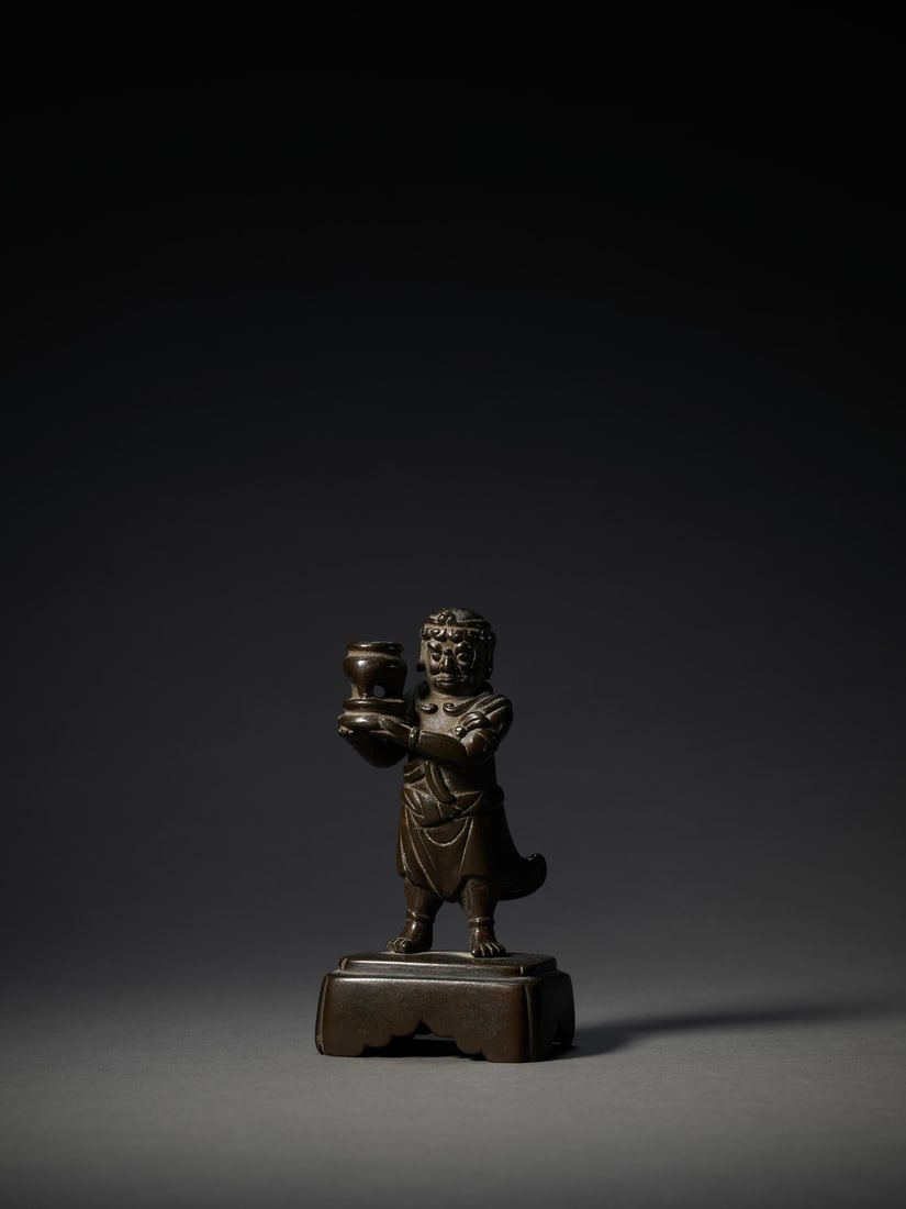 A BRONZE FIGURE OF A FOREIGNER (1 of 1)