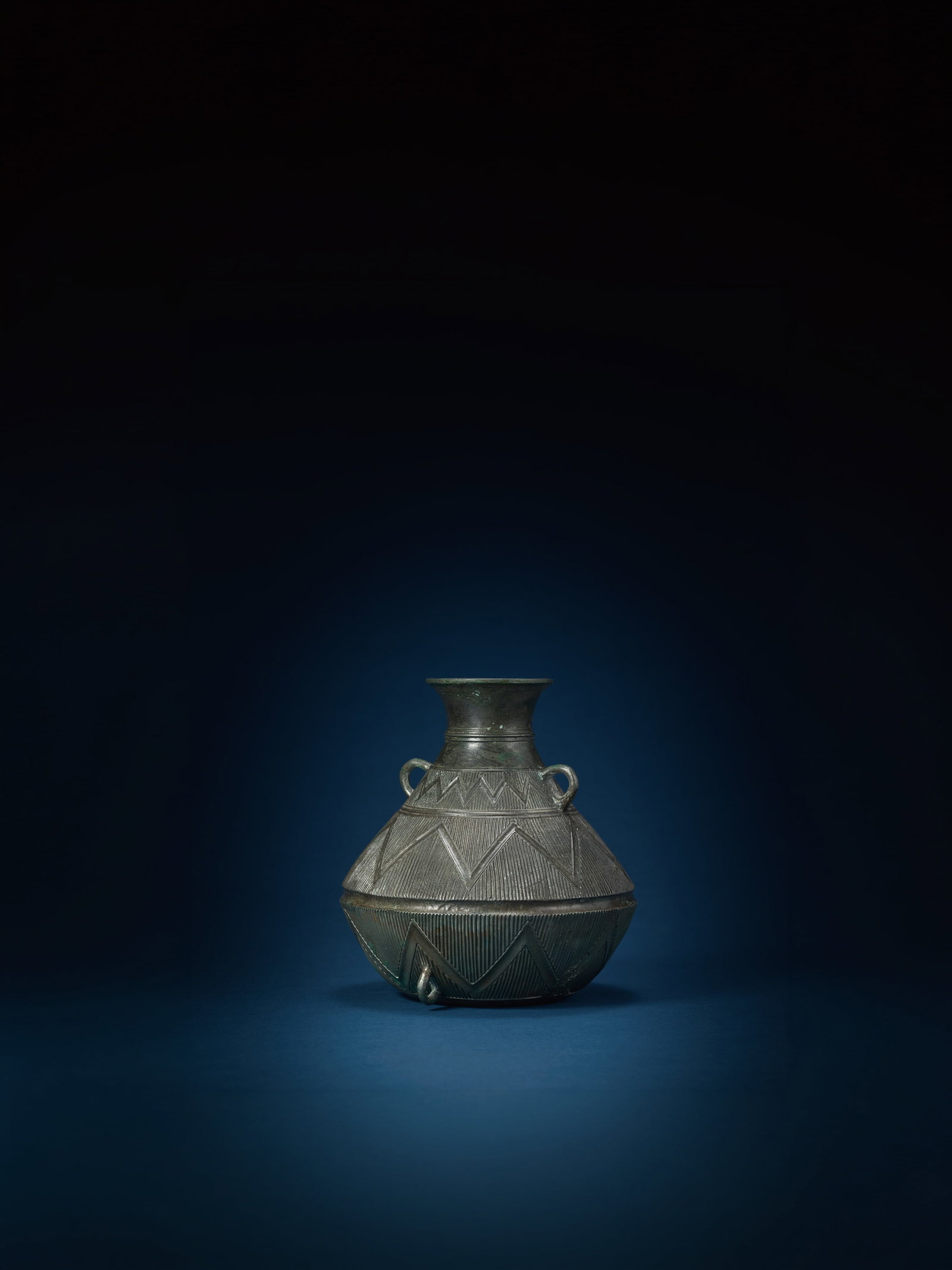A BRONZE RITUAL WINE VESSEL, HU (1 of 1)
