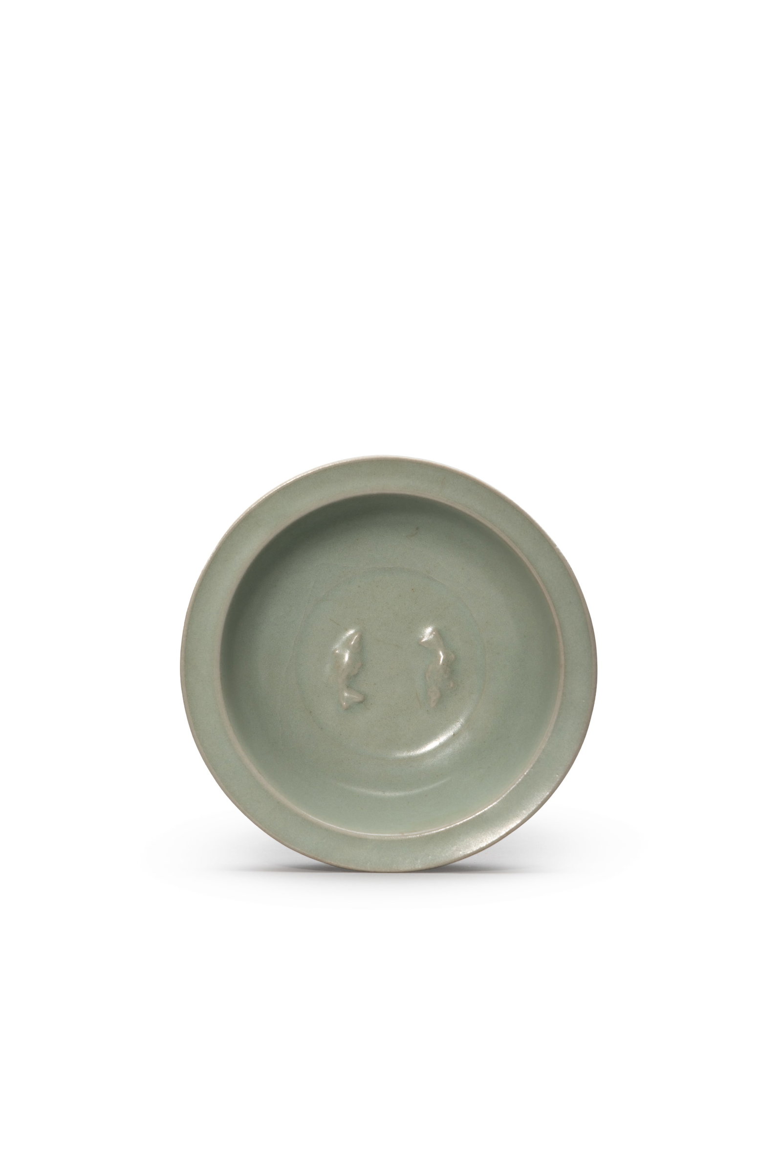 A 'LONGQUAN' 'TWIN FISH' WASHER (1 of 3)