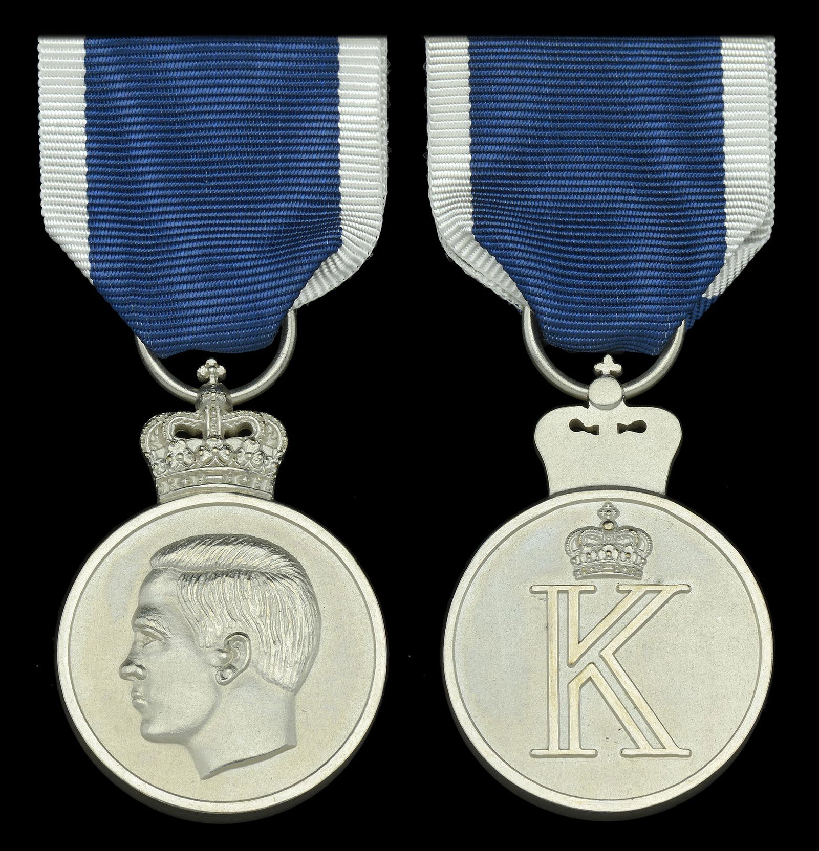 World Orders and Decorations: Greece, Kingdom, Medal for the Golden Wedding Anniversary of Constantine II, King of the Hellenes, and Anne-Marie of Denmark 2014, silvered, extremely fine, rare £80-£120---This medal was