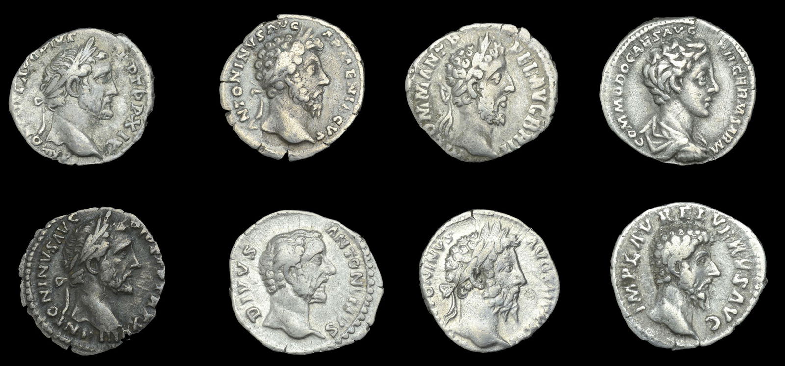 Ancient Coins from the Collection of the late Richard: Roman Imperial Coinage, Antoninus Pius, Denarii (2), both Rome, 154-5, rev. Vesta standing left, 3.12g (RIC 238), 155-6, rev. Fortuna standing left, 2.93g (RIC 245); Divus Antoninus Pius, Denarius, Ro