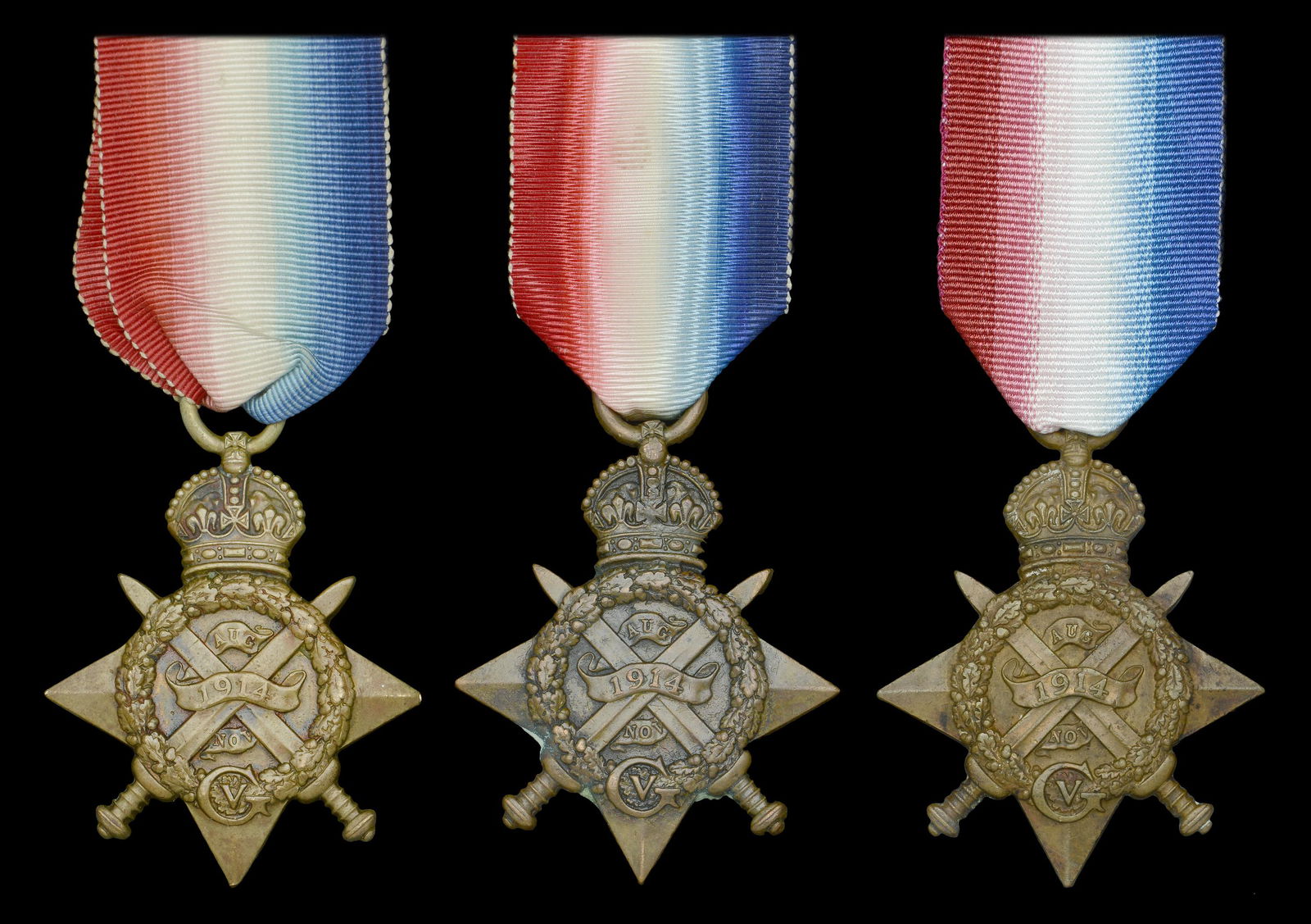 A Collection of Medals to recipients of the 1914 Star, (1 of 1)