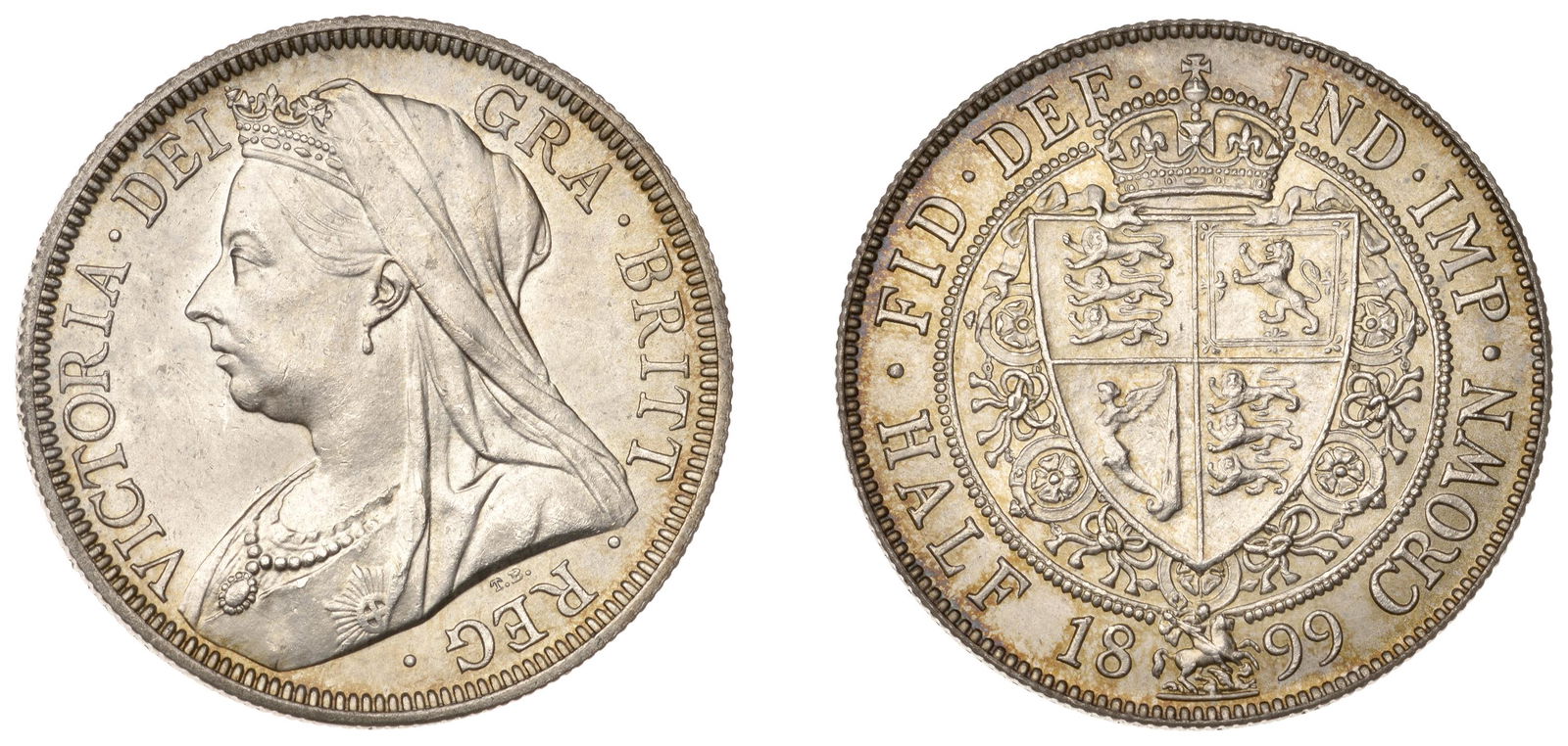The David Marshall Collection of British Coins: Victoria (1837-1901), Halfcrown, 1899 (ESC 2785; S 3938). Good extremely fine £100-£150------For more information, additional images and to bid on this lot please go to the auctioneers web