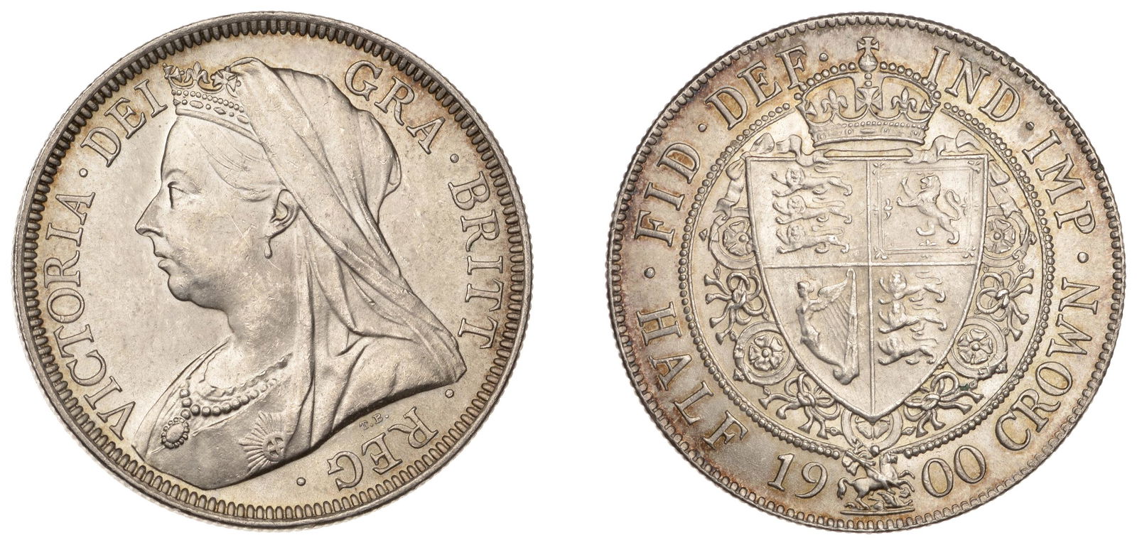 The David Marshall Collection of British Coins: Victoria (1837-1901), Halfcrown, 1900 (ESC 2786; S 3938). Minor surface marks, otherwise about as struck £100-£150------For more information, additional images and to bid on this lot pleas