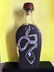 Diamond Head Snake Bottle sculpture by James Prez