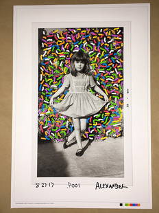 David Alexander: Curtsy Girl (Confetti), 2020, Ultrachrome print, 13x19”