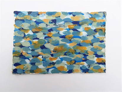 David Pollack: Watercolor, 2020, signed and dated, 4x6”David Pollack grew up in New England. He has spent the last 25 years in NYC. Currently based in Red Hook, Brooklyn, he gathers inspiration from the harbor,