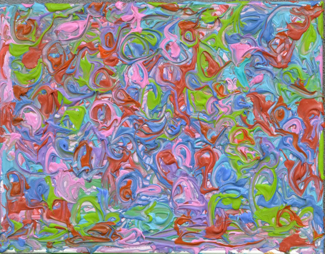 Terry Huber abstract painting (1 of 1)