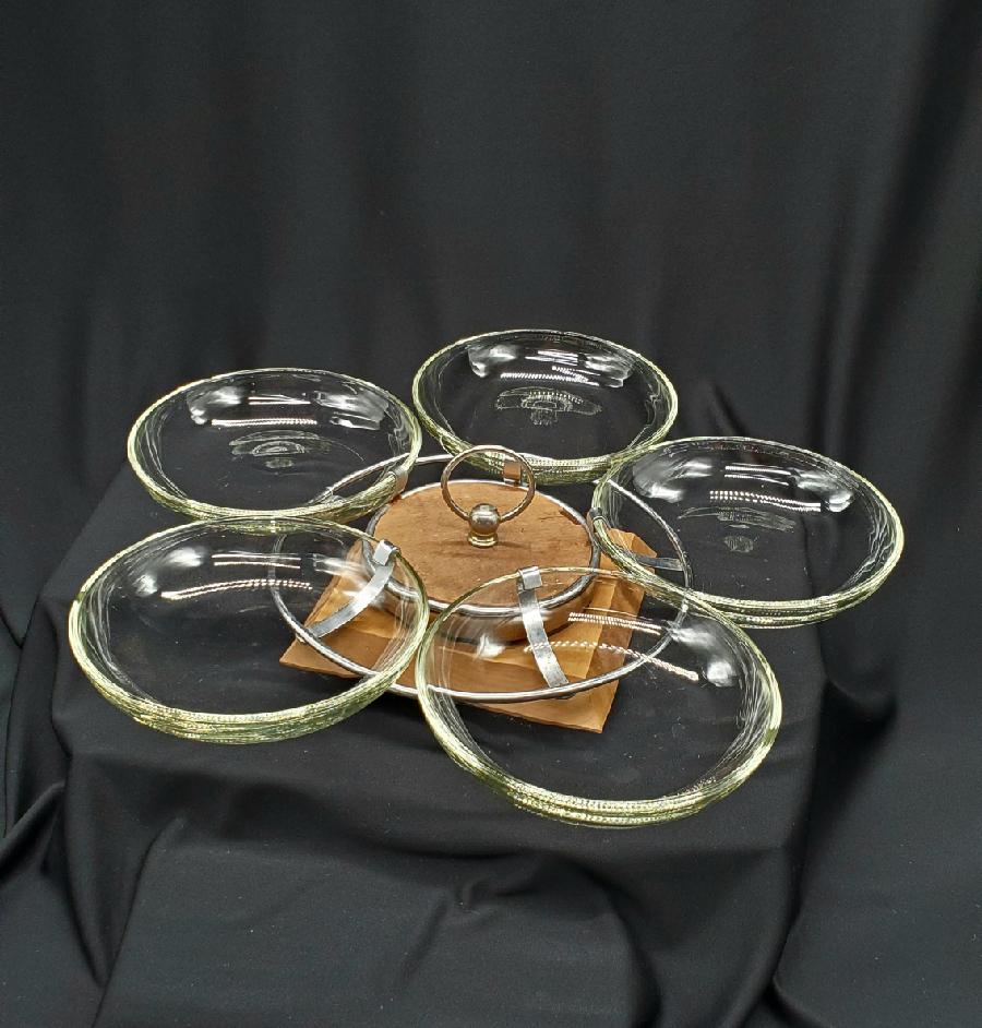 Vintage Lazy Susan Condiment Tray: Vintage Lazy Susan Condiment Tray