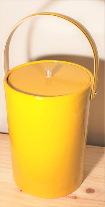 yellow ice bucket