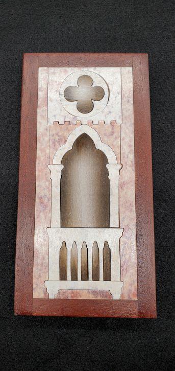 This is a PUZZLE made in Venezia: This Gothic Architecture Style building in Venice, Italy - BUT it's a PUZZLE and it's Hand Make from wood. Wonderful one-of-a-kind gift for everyone on your list!