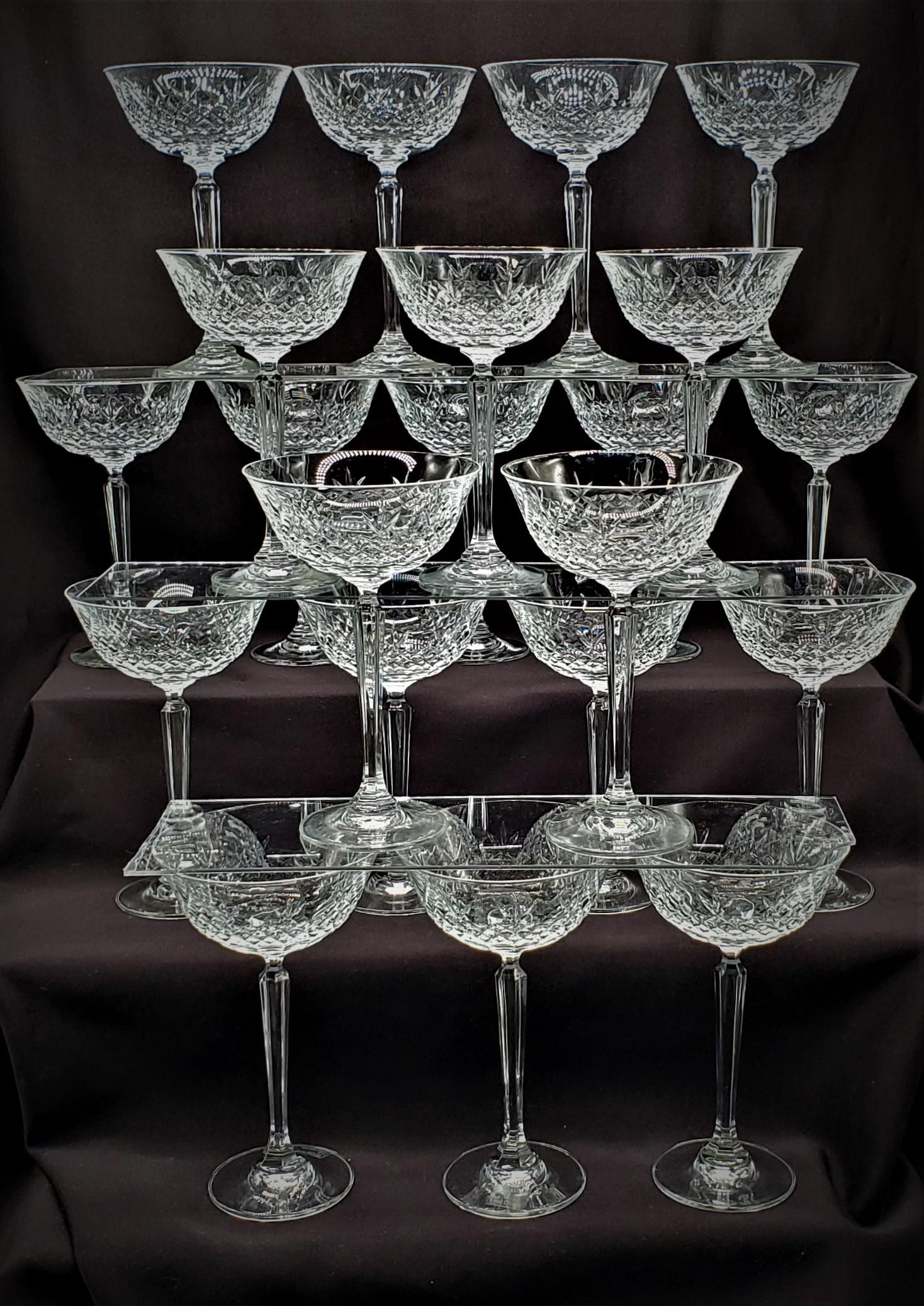 Crystal Chamapge Glasses: Crystal Champagne Glasses set of 21 for the New Year Eve Party