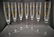 Crystal Champagne Glasses with Gold Trim