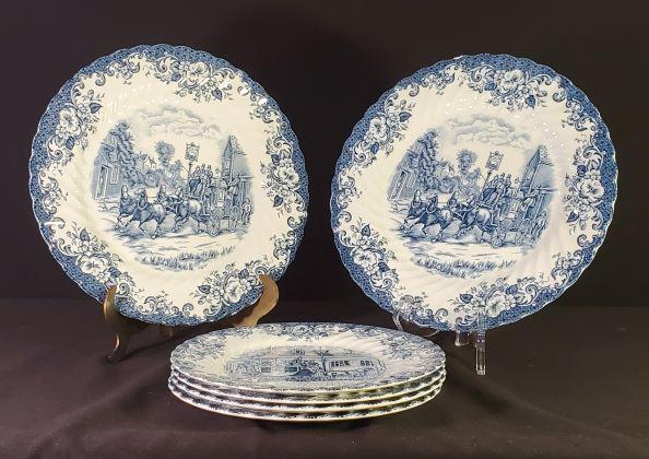 Johnson Brothers Blue Coaching Scenes (1 of 3)