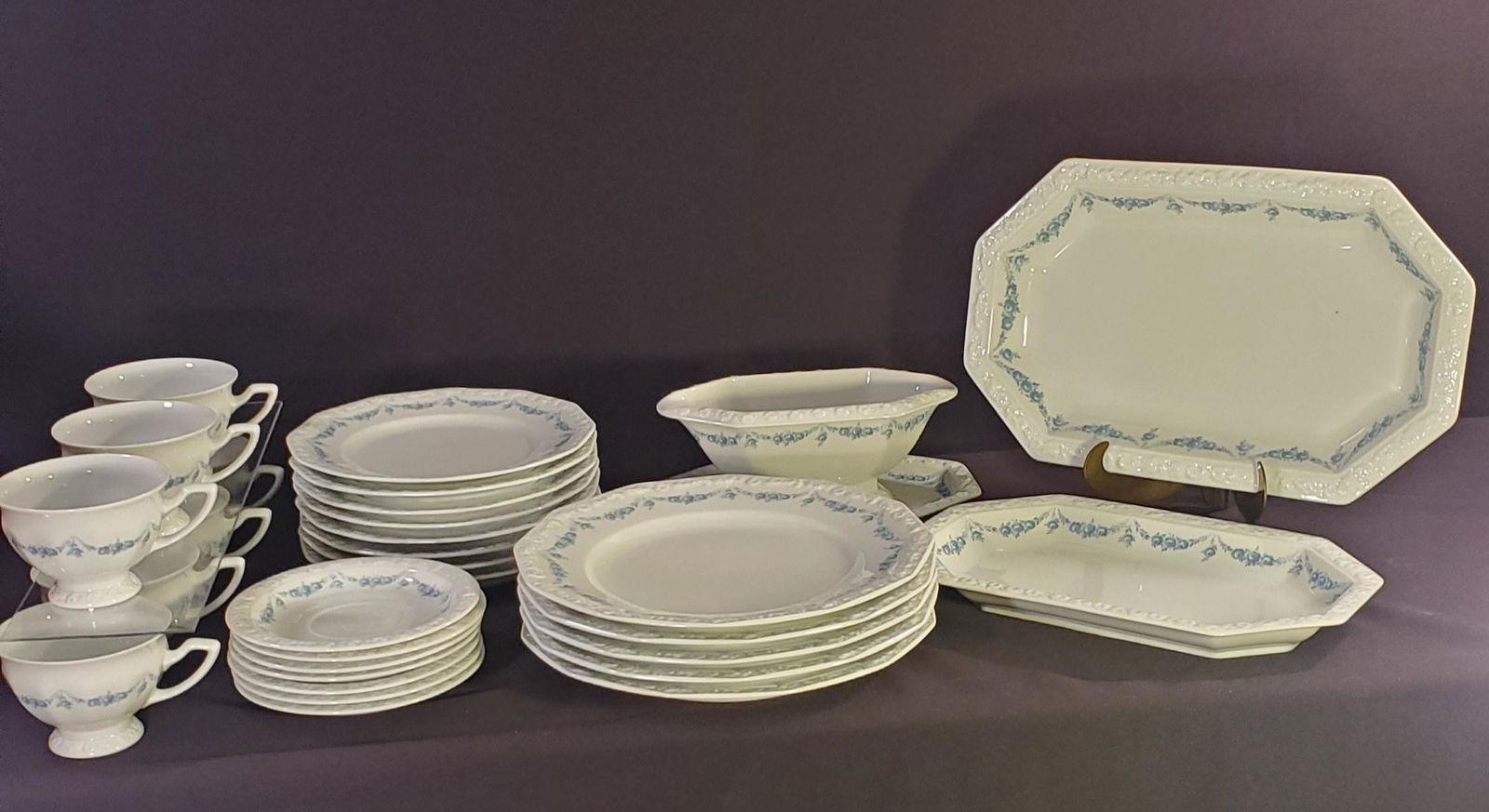 Blue Garland By Rosenthal - Continental (1 of 2)