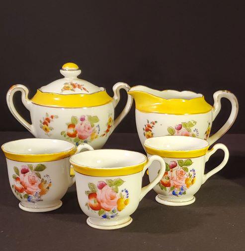 Antique Noritake Chine Cream and Sugar Set (1 of 9)