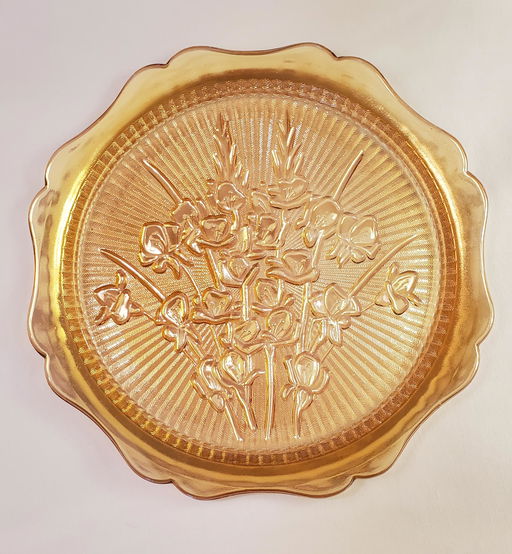 Vintage Marigold Carnival Gl Serving Platter Feb 04 2020 Marigold Carnival Gl Serving Platter