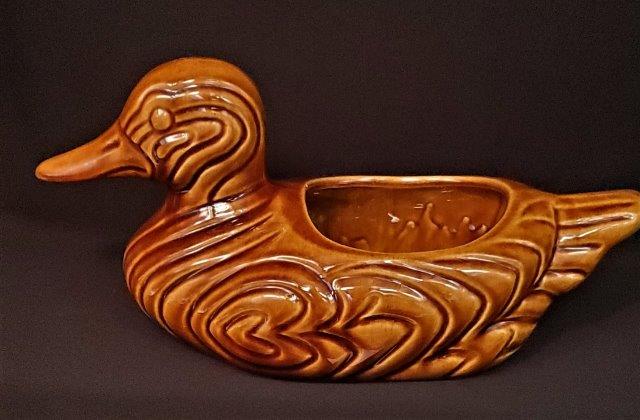 MCM Duck Ceramic Planter (1 of 4)