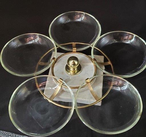 Vintage Mid Century Spinning Lazy Susan Condiment (1 of 2)
