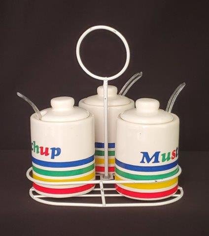 Three Compartment Condiment Caddy (1 of 4)