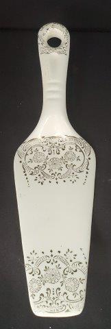 Vintage Porcelain Cake/Pie Knife: Vintage Porcelain Cake/Pie Knife - Wedding Cake Server