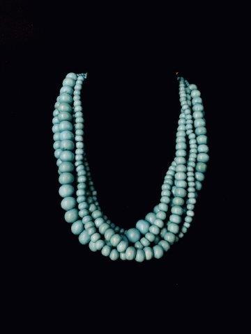 Large multi strand turquoise bead necklace (1 of 1)