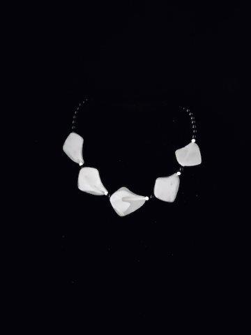 Vintage blue and black necklace (1 of 1)