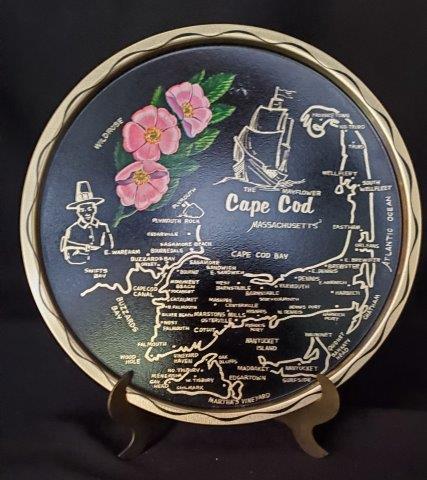 Vintage Cape Cod Metal Tray (1 of 1)
