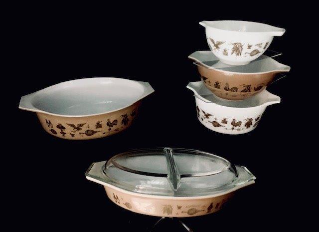 Vintage Mid Century Pyrex Early American Grouping (1 of 1)