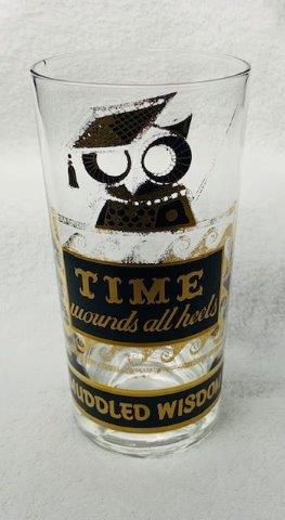 Vintage Signed Georges Briard Muddled Wisdom Glass (1 of 1)