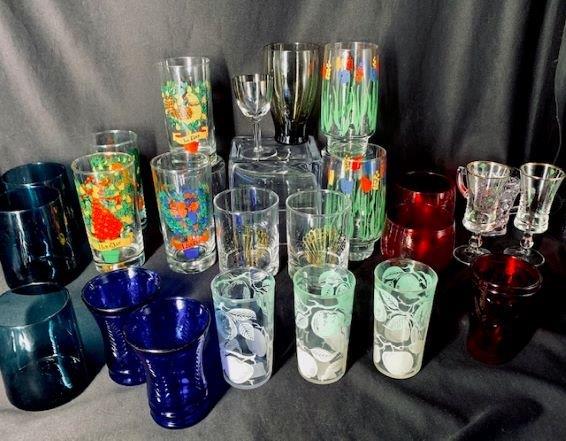 Vintage Mid Century Assorted Glassware (1 of 1)