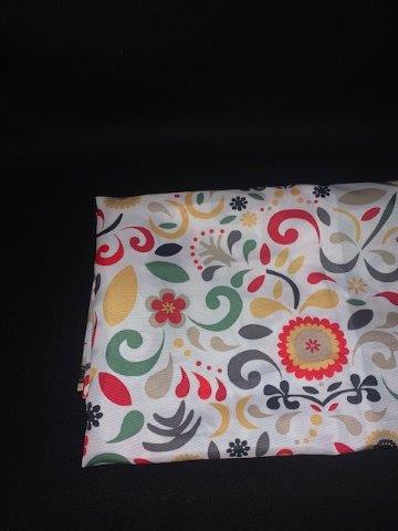 Retro Eclectic Pattern vintage vinyl shower curtain (1 of 1)