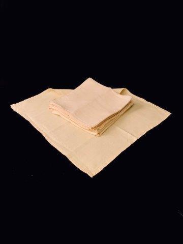 Set of 10 vintage woven napkins (1 of 1)