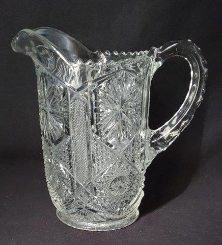 Beautiful Vintage Pressed Glass Pitcher (1 of 1)